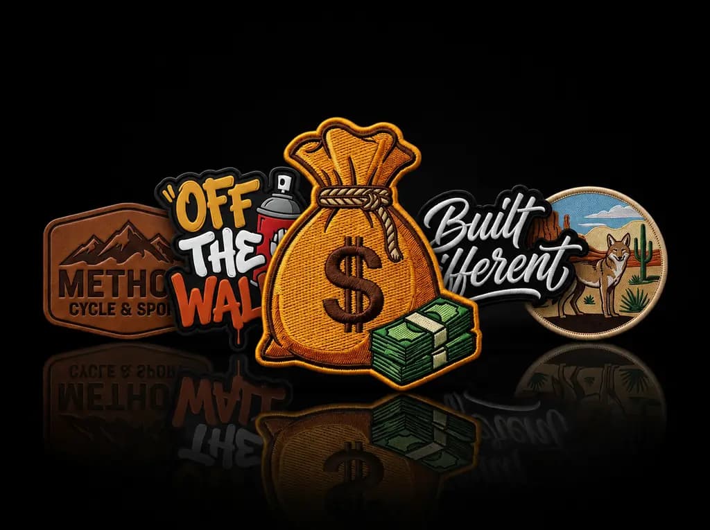 Custom patches hero banner